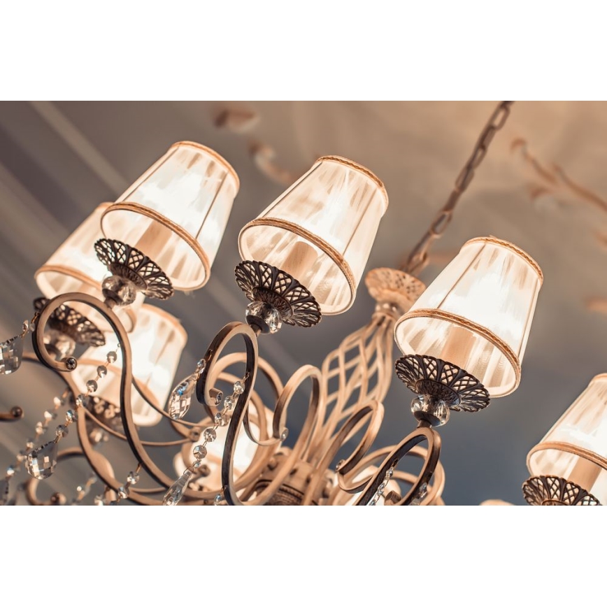 Maytoni ARM247-10-G - Hanglamp aan een ketting GRACE 10xE14/40W/230V
