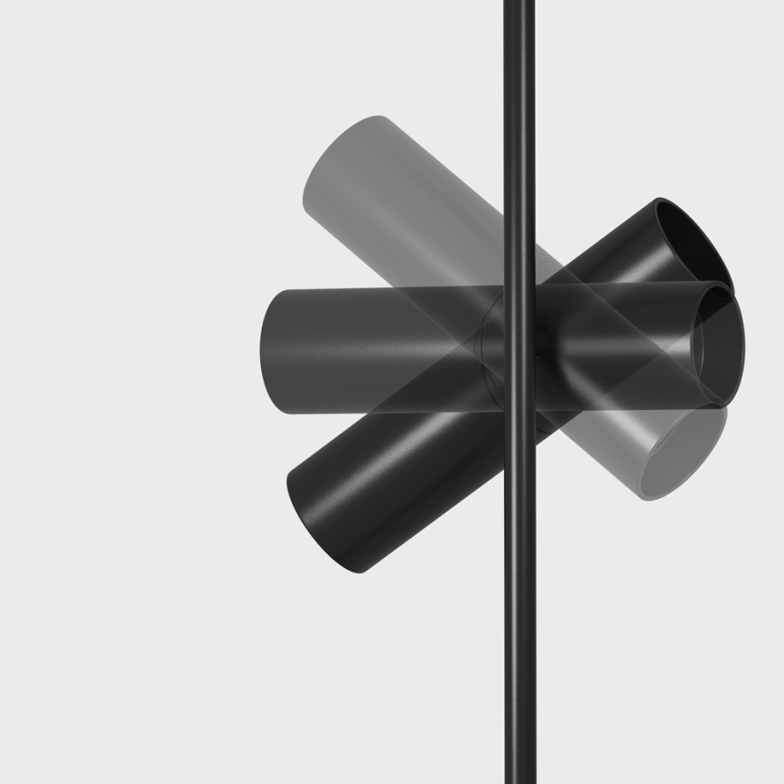 Maytoni C021CL-02B - Hanglamp met vaste pendel ELTI 2xGU10/50W/230V zwart