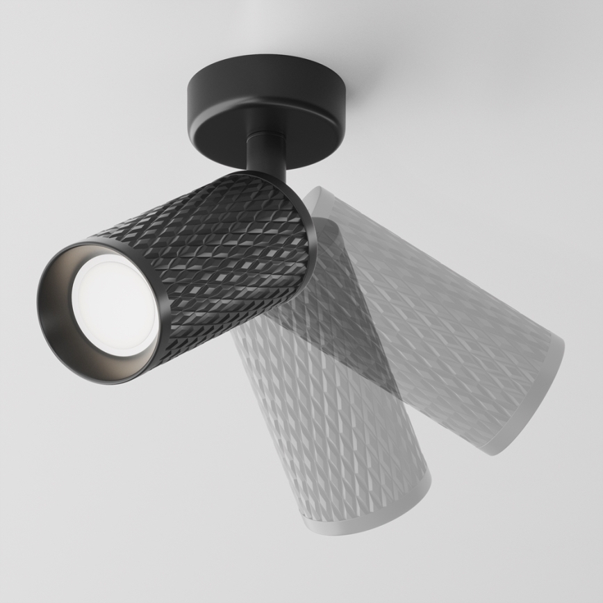 Maytoni C034CL-01B - FOCUS richtbare spot 1xGU10/10W/230V zwart