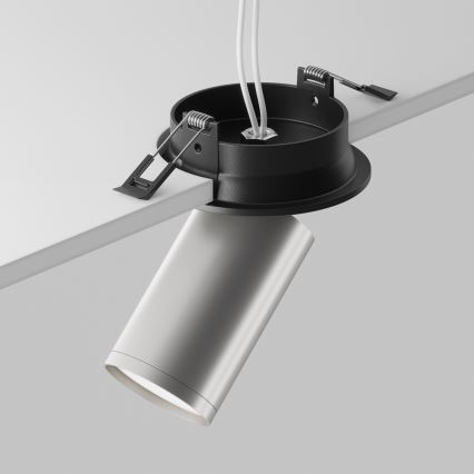 Maytoni C048CL-U-1BS - Inbouwspot FOCUS 1xGU10/10W/230V mat chroom