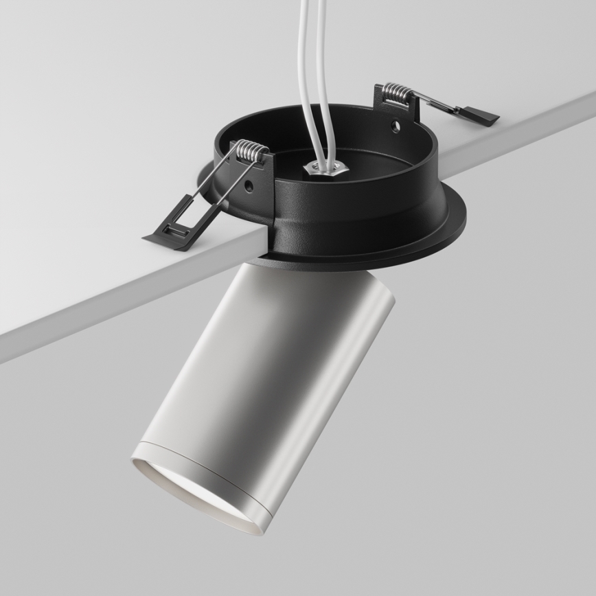 Maytoni C048CL-U-1BS - Inbouwspot FOCUS 1xGU10/10W/230V mat chroom