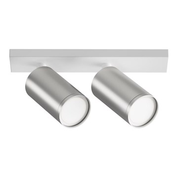 Maytoni C051CL-U-2WS - Spot FOCUS 2xGU10/10W/230V mat chroom/wit