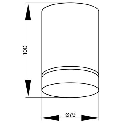 Maytoni C085CL-9W3K-B - LED spot ORLO LED/9W/230V CRI 90 3000K zwart