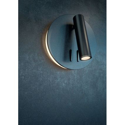 Maytoni C176-WL-01-6W-B - LED Wandspot IOS LED/9W/230V zwart