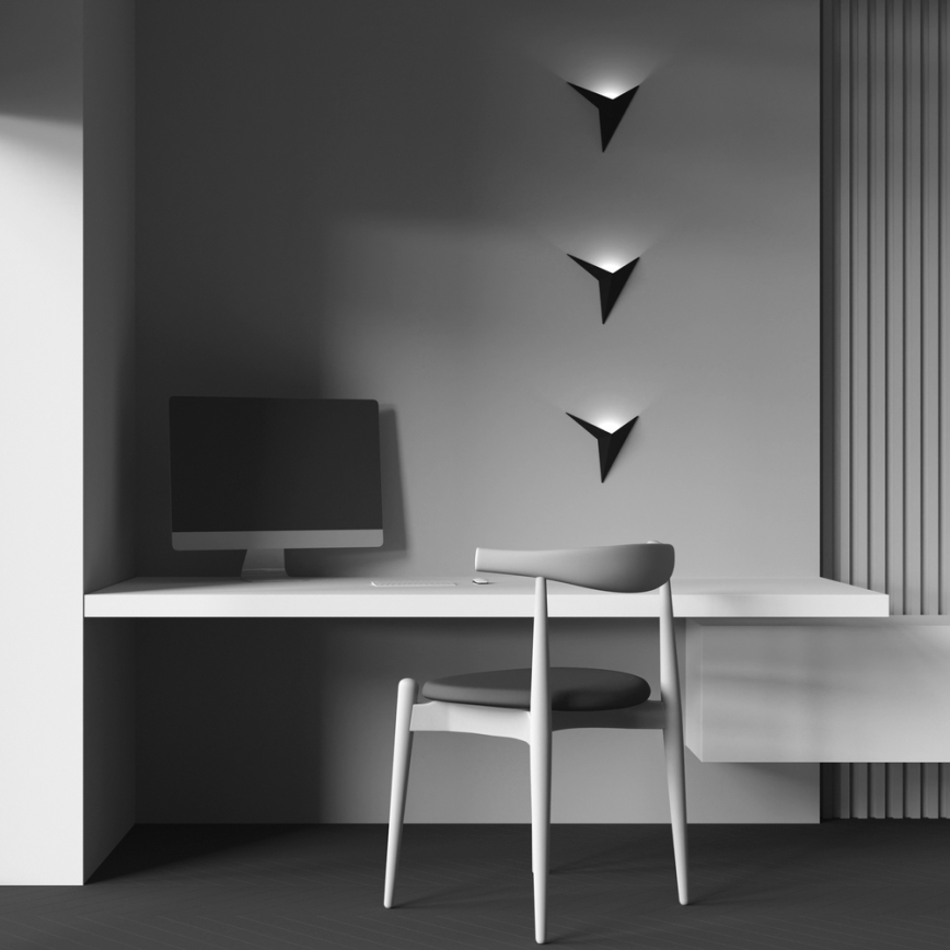 Maytoni C808WL-L3B - LED wand verlichting TRAME LED/3W/230V zwart