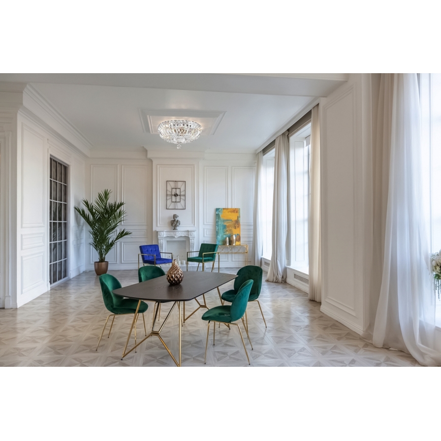 Maytoni DIA100-CL-03-N - Plafondlamp BASFOR 3xE14/60W/230V mat chroom