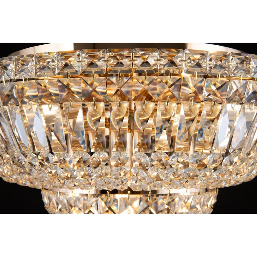 Maytoni DIA100-CL-12-G - Plafondlamp BASFOR 12xE14/60W/230V goud