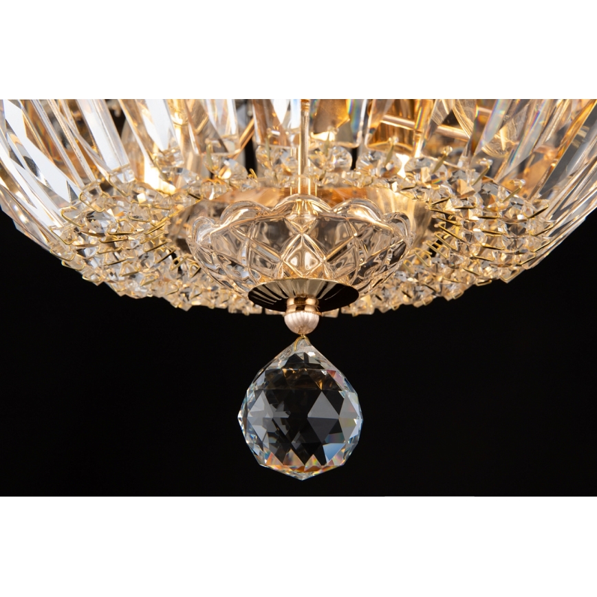 Maytoni DIA100-CL-12-G - Plafondlamp BASFOR 12xE14/60W/230V goud