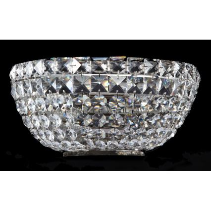 Maytoni DIA100-WL-02-N - Wandlamp BASFOR 2xE14/60W/230V mat chroom