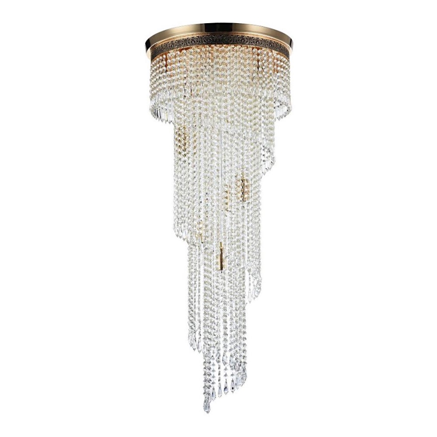 Maytoni DIA522-CL-12-G - Plafondlamp CASCADE 12xE14/60W/230V