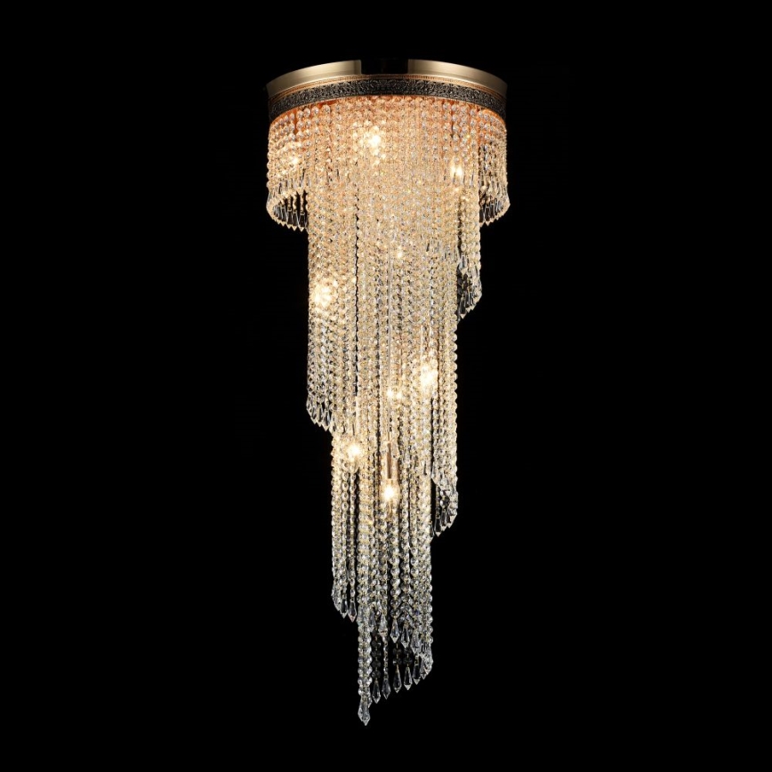 Maytoni DIA522-CL-12-G - Plafondlamp CASCADE 12xE14/60W/230V