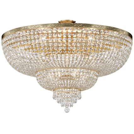 Maytoni DIA890-CL-18-G - Plafonnier PALACE 18xE27/60W/230V