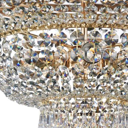 Maytoni DIA891-CL-14-G - Bevestigde hanglamp PALACE 14xE27/60W/230V