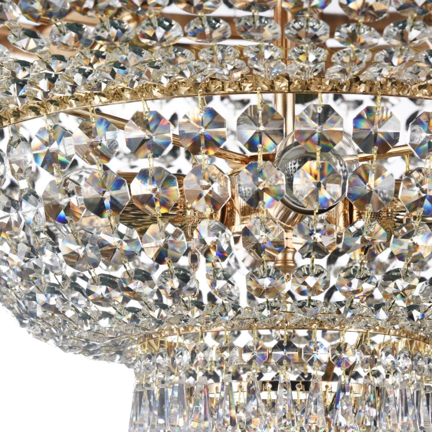 Maytoni DIA891-CL-14-G - Bevestigde hanglamp PALACE 14xE27/60W/230V