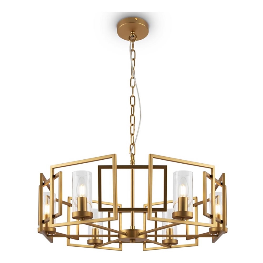 Maytoni H009PL-06G - Suspension chaîne BOWI 6xE14/40W/230V