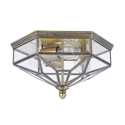 Maytoni H356-CL-03-BZ - Plafondlamp ZEIL 3xE27/60W/230V