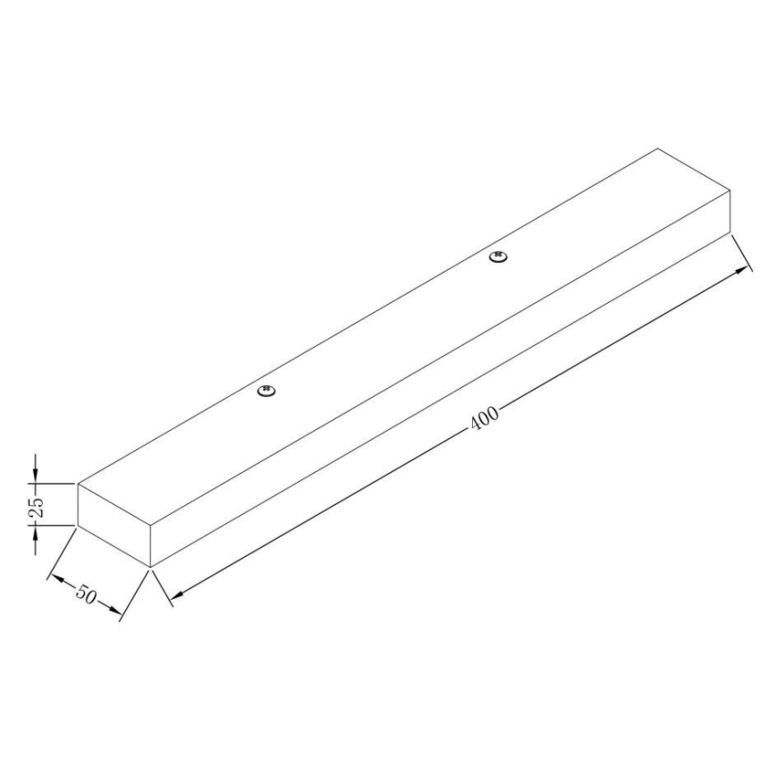 Maytoni MIR011WL-L9B4K - LED wand verlichting ORION LED/9W/230V zwart