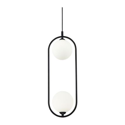 Maytoni MOD013PL-02B - Hanglamp aan een koord RING 2xG9/25W/230V zwart