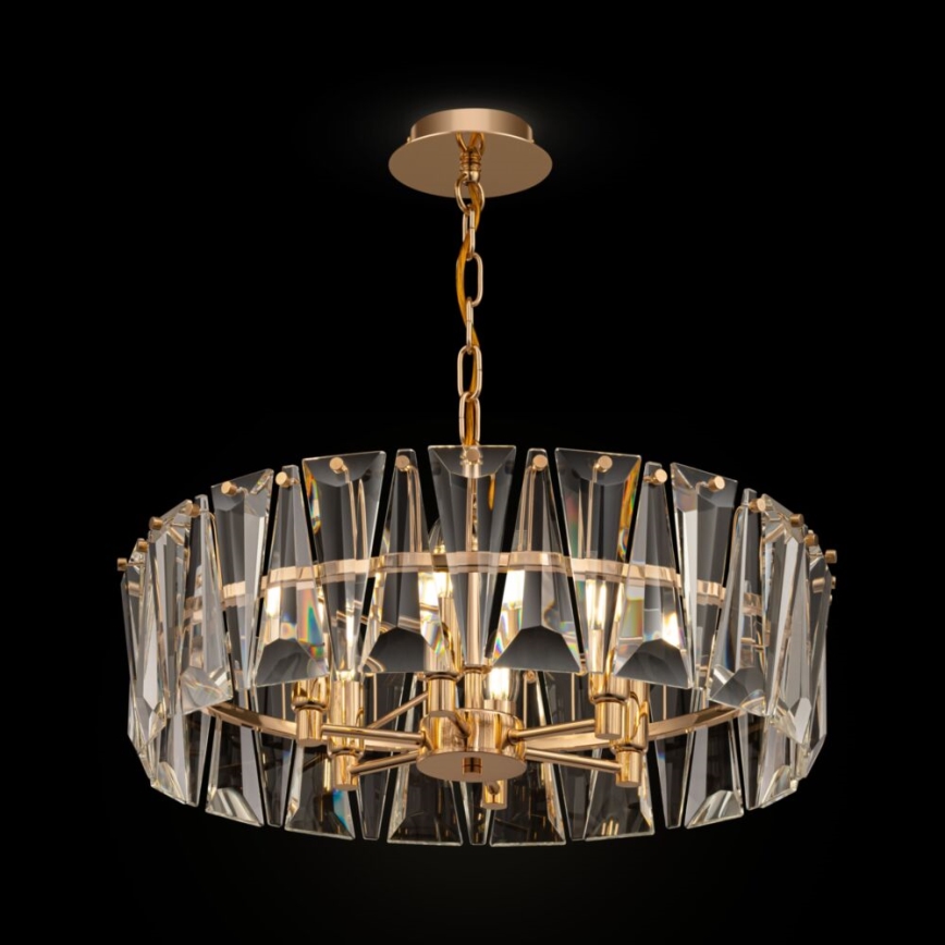 Maytoni MOD043PL-06G - Hanglamp aan een ketting PUNTES 6xE14/60W/230V goud