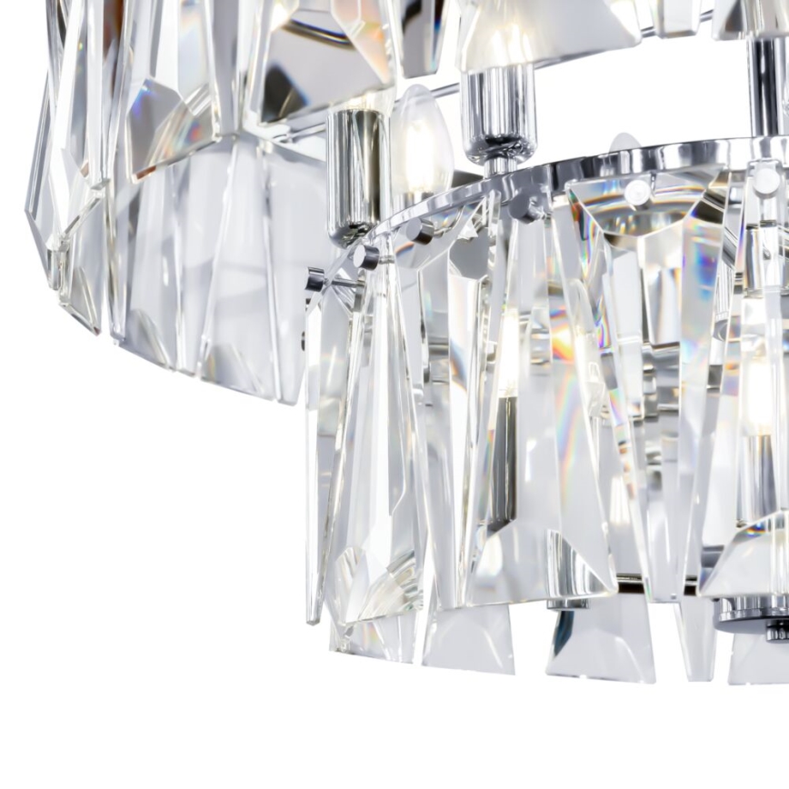 Maytoni MOD043PL-12CH - Hanglamp aan een ketting PUNTES 12xE14/40W/230V glanzend chroom
