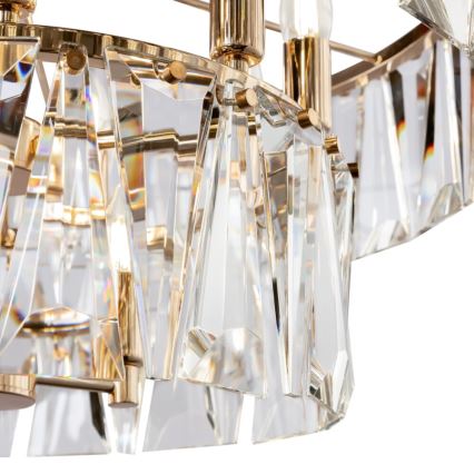 Maytoni MOD043PL-12G - Hanglamp aan een ketting PUNTES 12xE14/40W/230V goud