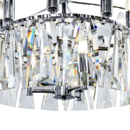 Maytoni MOD043PL-18CH - Hanglamp aan een ketting PUNTES 18xE14/40W/230V chroom