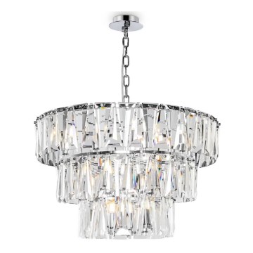 Maytoni MOD043PL-18CH - Hanglamp aan een ketting PUNTES 18xE14/40W/230V glanzend chroom