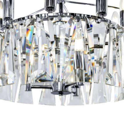 Maytoni MOD043PL-18CH - Suspension chaîne PUNTES 18xE14/40W/230V chrome brillant