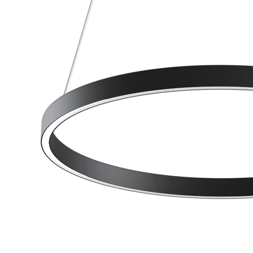 MOD058PL-L32B4K - Suspension filaire RIM LED/37W/230V 4000K d. 60 cm noir