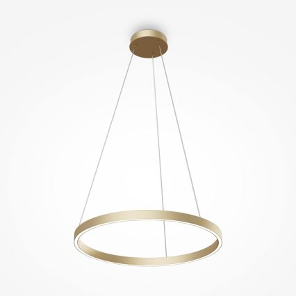 Maytoni MOD058PL-L32BS4K - LED Hanglamp aan een koord RIM LED/37W/230V 4000K diameter 60 cm goud