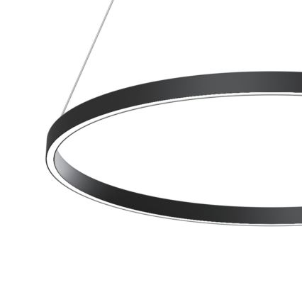 Maytoni MOD058PL-L42B3K - LED Hanglamp aan een koord RIM LED/51W/230V 3000K diameter 80 cm zwart