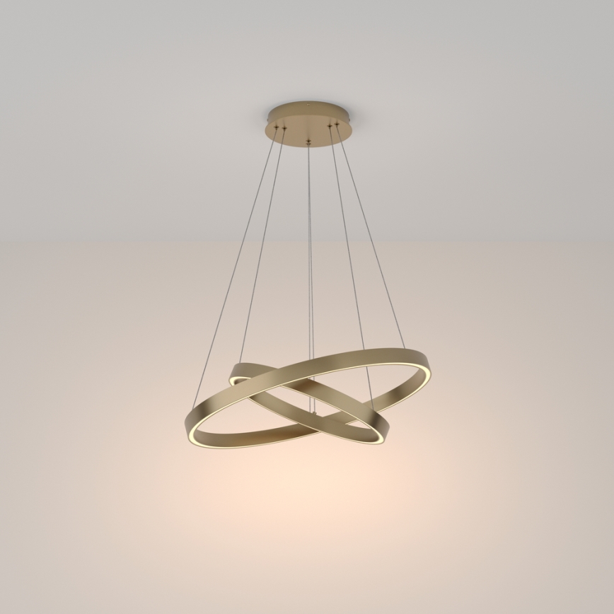 Maytoni MOD058PL-L55BS3K - Suspension filaire RIM LED/61W/230V 3000K d. 60 cm doré