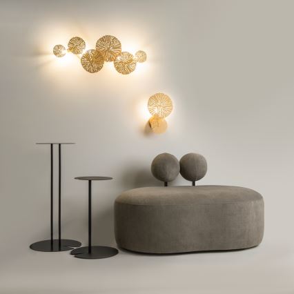 Maytoni MOD082WL-01G - Wandlamp LOVETANN 1xE14/40W/230V goud