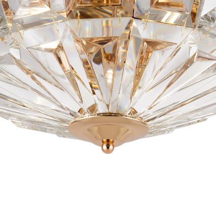 Maytoni MOD094CL-04G - Plafondlamp FACET 4xE14/60W/230V koper