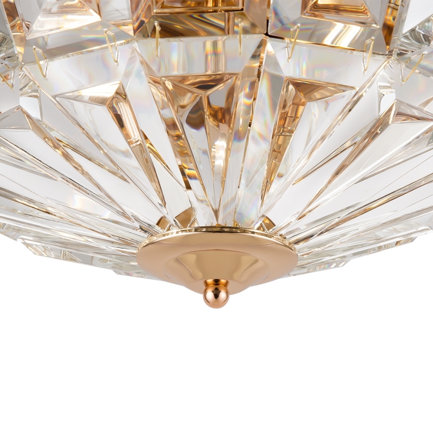 Maytoni MOD094CL-04G - Plafondlamp FACET 4xE14/60W/230V koper