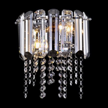 Maytoni MOD097WL-02CH - Wandlamp HAIL 2xE14/40W/230V glanzend chroom