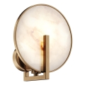 Maytoni MOD099WL-01G2 - Wandlamp MARMO 1xE14/40W/230V natuursteen/goud