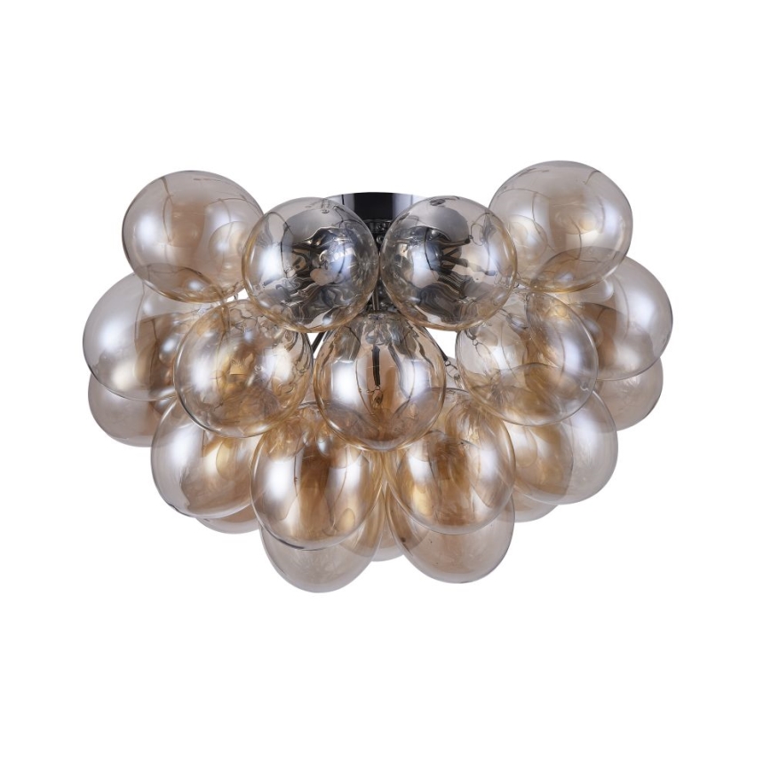 Maytoni MOD112CL-08G - Plafondlamp BALBO 8xG9/28W/230V goud/chroom