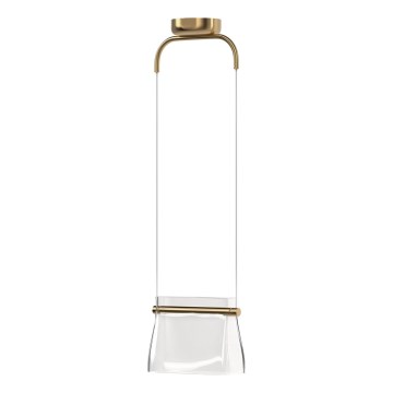 Maytoni MOD170PL-L8BS3K - LED Hanglamp aan een koord CABARET LED/8W/230V goud