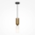 Maytoni MOD177PL-01G - Hanglamp aan een koord MEMORY 1xE14/40W/230V goud/wit