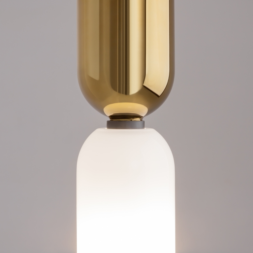 Maytoni MOD177PL-01G - Hanglamp aan een koord MEMORY 1xE14/40W/230V goud/wit