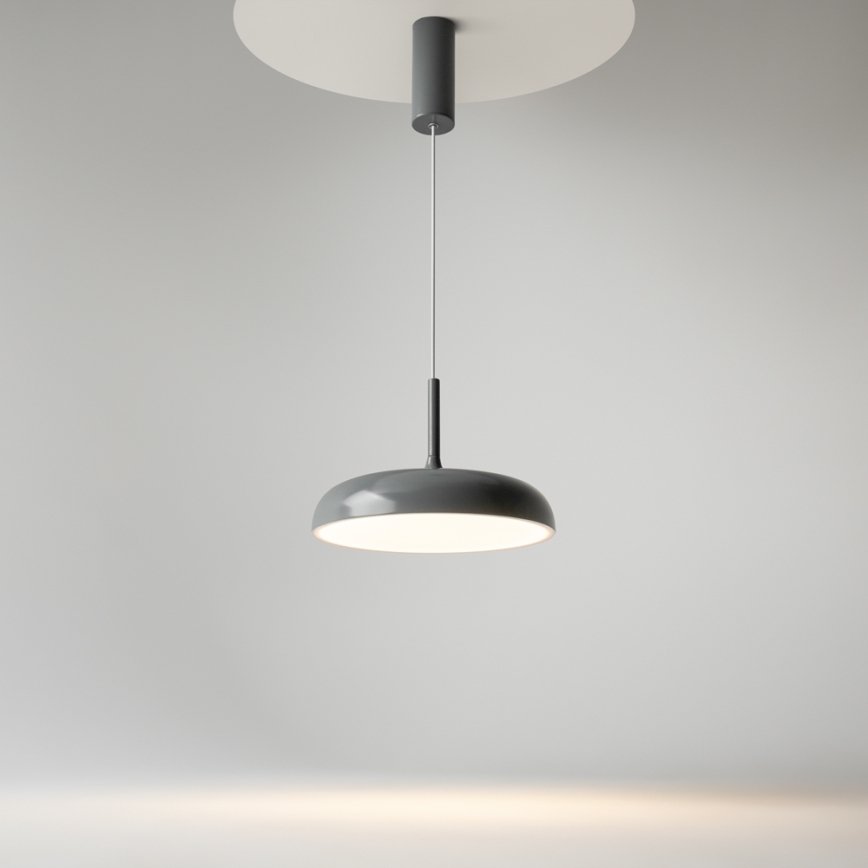 Maytoni MOD189PL-L12GR3K1 - LED-hanglamp aan kabel GERHARD LED/19W/230V Ø 30 cm grijs