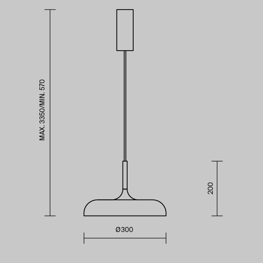 Maytoni MOD189PL-L12GR3K1 - Suspension sur câble GERHARD LED/19W/230V Ø 30 cm gris