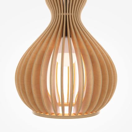 Maytoni MOD192PL-01W1 - Hanglamp aan een koord ROOTS 1xE27/40W/230V diameter 30 cm beige