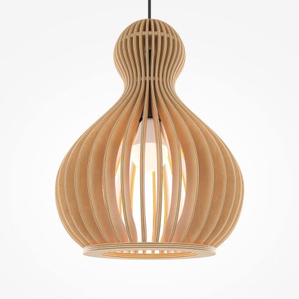 Maytoni MOD192PL-01W1 - Hanglamp aan een koord ROOTS 1xE27/40W/230V diameter 30 cm beige