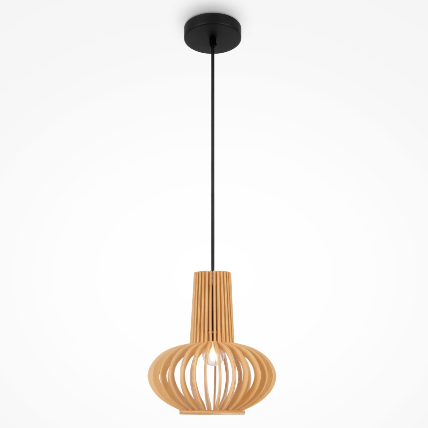 Maytoni MOD193PL-01W - Hanglamp aan een koord ROOTS 1xE27/40W/230V diameter 22,5 cm beige