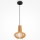Maytoni MOD193PL-01W - Hanglamp aan een koord ROOTS 1xE27/40W/230V diameter 22,5 cm beige