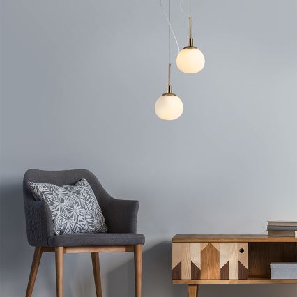 Maytoni MOD221-PL-01-G - Suspension filaire ERICH 1xE14/40W/230V cuivre