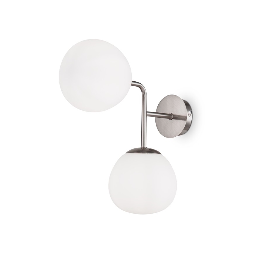 Maytoni MOD221-WL-02-N - Wandlamp ERICH 2xE14/40W/230V mat chroom