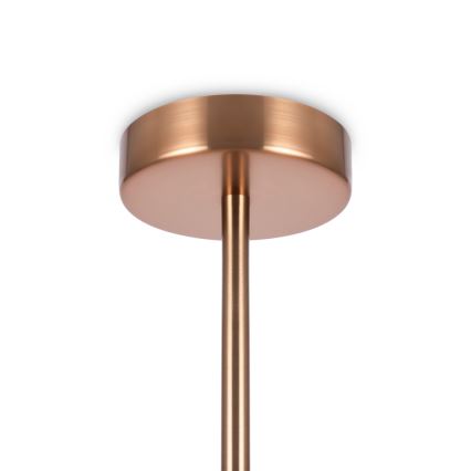Maytoni MOD221PL-03BS - Suspension avec tige ERICH 3xE14/40W/230V cuivre